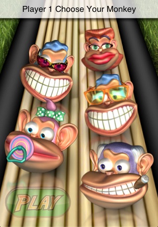 Monkey Bowl Lite - Free Bowling Fun in the Jungle screenshot 2
