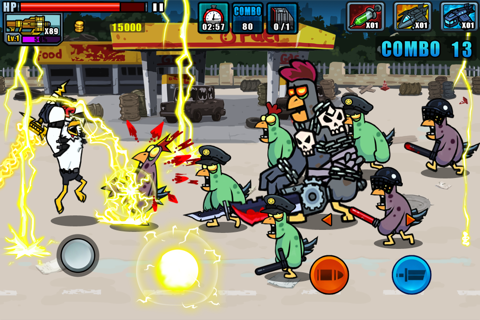 Chicken Warrior : Zombie Hunter screenshot 2