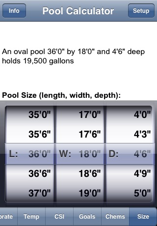 Pool-Calculator screenshot 2