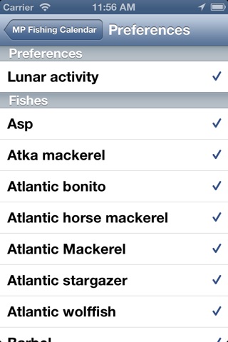 MP Fishing Calendar Pro screenshot 4