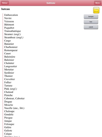 BORDAS 80 000 Synonymes, Dictionnaire des synonymes, analogies et antonymes HD screenshot 2