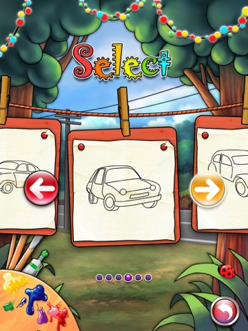 Coloring Book - Car HD screenshot 2