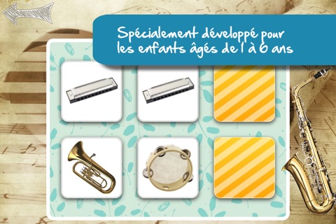 Free Memo Game Music Instruments Photo screenshot 2