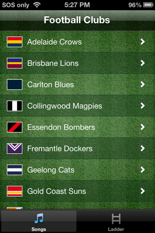 AFL Club Song screenshot 2