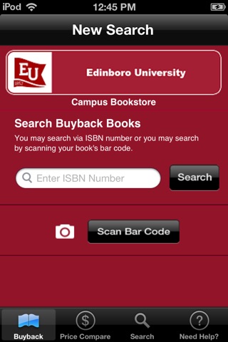Edinboro Campus Bookstore On the Go screenshot 2