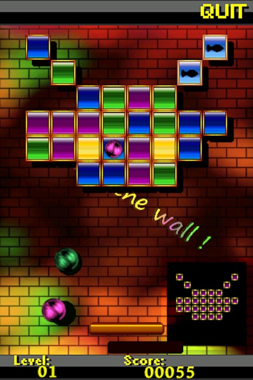 a Crazy Bricks Breaker Game ! 30 years of Arcade Break Games in 1 - Arcade N&B Style - VCS Style - ZX Style - GB Style and more !