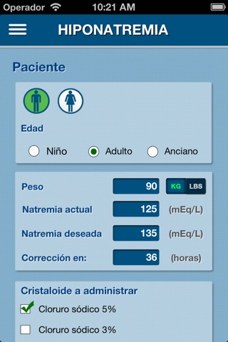 Dysnatremia screenshot 4