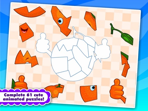 Abby Monkey® Shape Food Puzzle: First Words Learning Games for Toddlers and Preschool Explorers screenshot 4