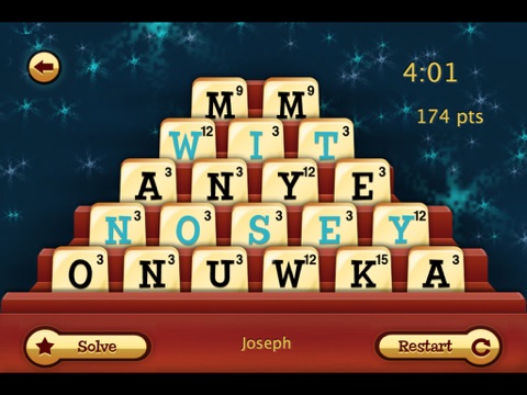 Dabble - the Fast Thinking Word Game for iPad screenshot 2
