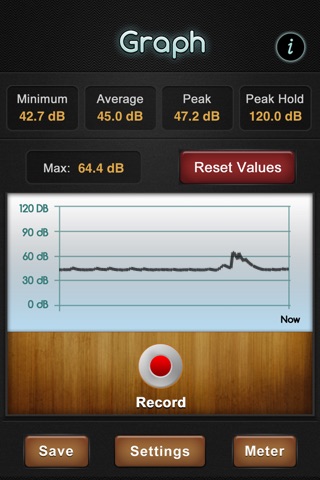 Graphing Decibel Meter screenshot 2