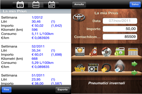 myFuelLog Lite screenshot 4