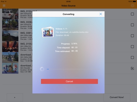 Video Converter for iPad screenshot 2