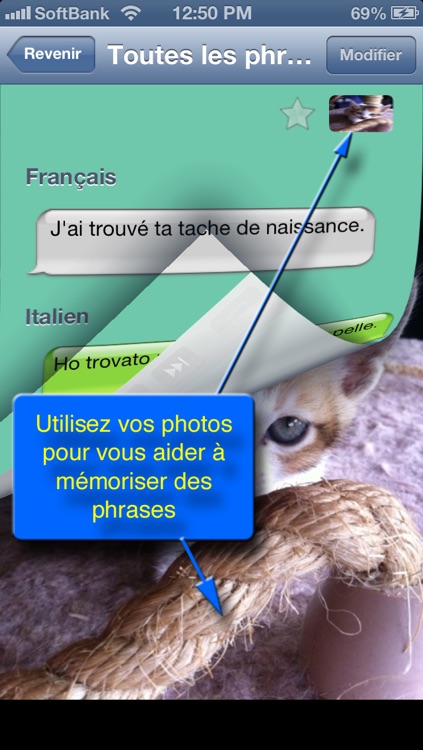 Italien - Talking French to Italian Translator + Phrasebook