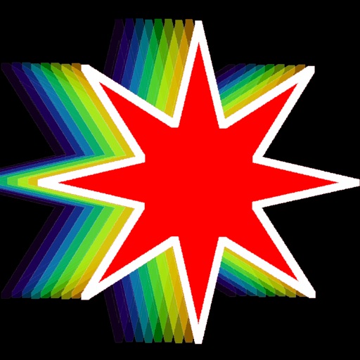 Red Star Blue Star Icon