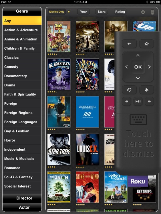 Rokumote with Netflix