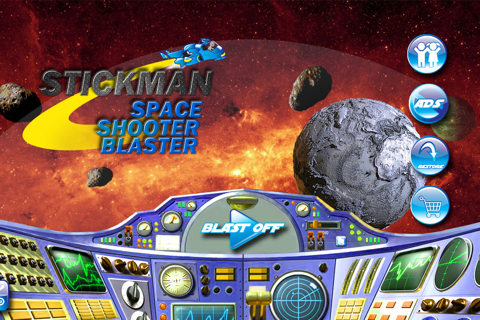 Stickman Space Shooter Blaster screenshot 3