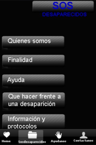 SOS Desaparecidos screenshot 2