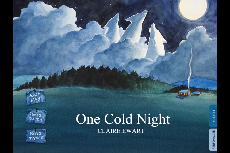 One Cold Night Lite is a bedtime story for kids depicting the Mythical tale of winter, by Claire Ewart (iPhone version, by Auryn Apps)