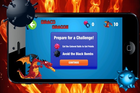 Draco Dragon - Fire Breathing and Cluster Bomb Game screenshot 2