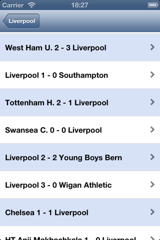 Live Scores for Liverpool screenshot 2