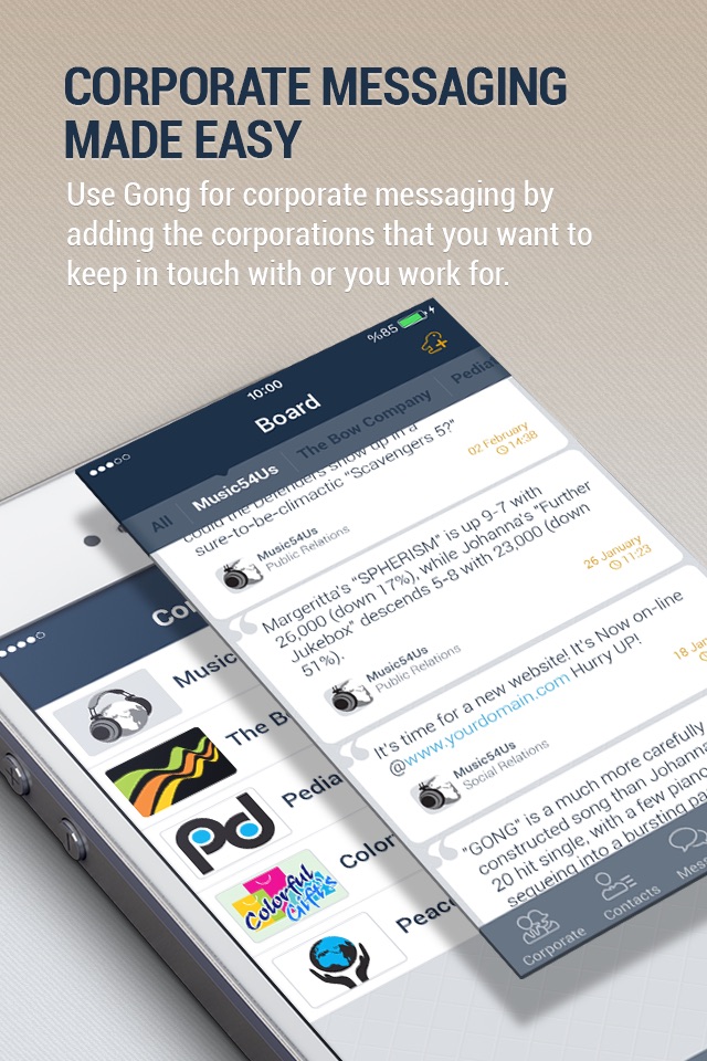 Gong Messenger screenshot 4