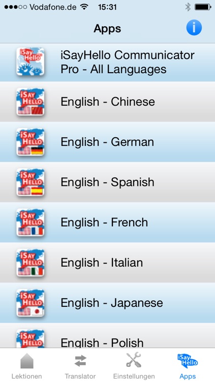 iSayHello English - German screenshot-4