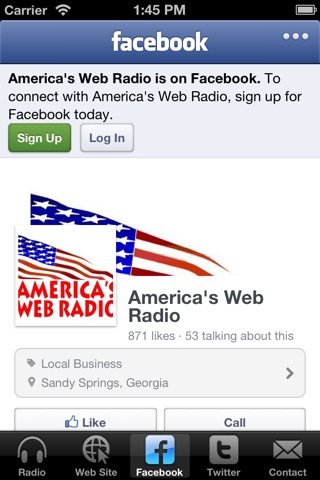 America's Web Radio screenshot 2