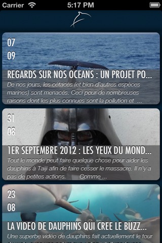 Blog Les Dauphins screenshot 2