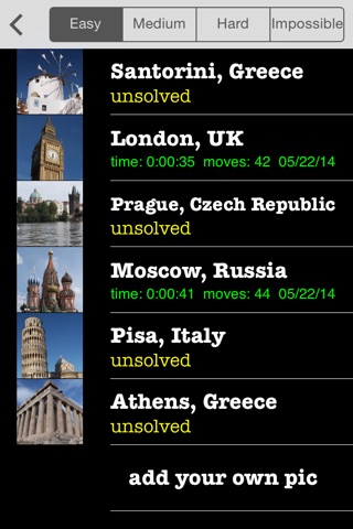 Slider Puzzle Free: iLove Travel screenshot 2