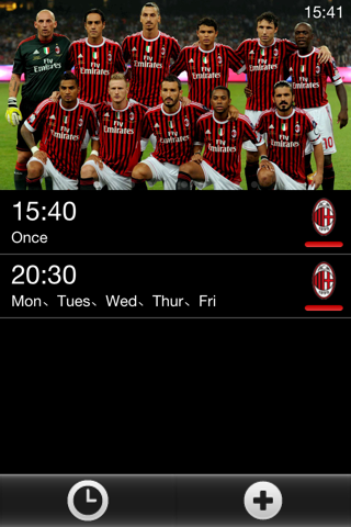 AC Milan Clock screenshot 3