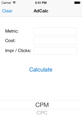 AdCalc screenshot 2