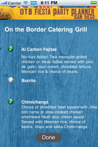 On The Border Fiesta Party Planner screenshot 4