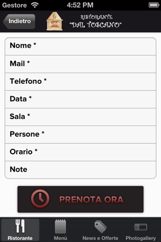 Dal Toscano screenshot 2