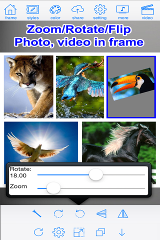 SuperPlayPost - Stitch video photo to collage plus text logo music and share to youtube,instagram,facebook screenshot 2