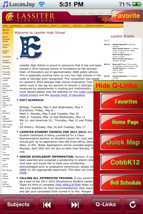 Lassiter High School screenshot-3