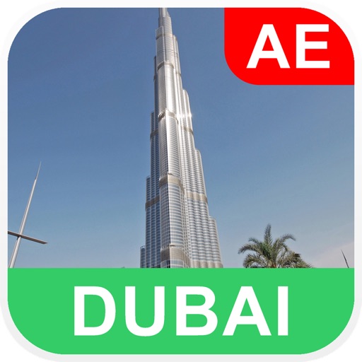 Dubai, UAE Offline Map - PLACE STARS