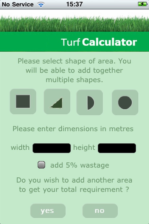 Turf Calculator