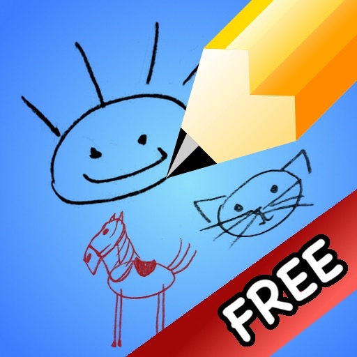 Scribbles HD Free - Social Picture Guessing Game Icon