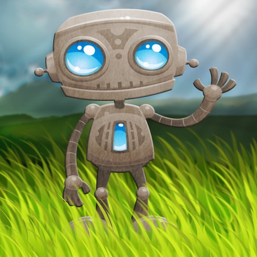 Aaron's tiny robots world HD puzzle game for kids iOS App