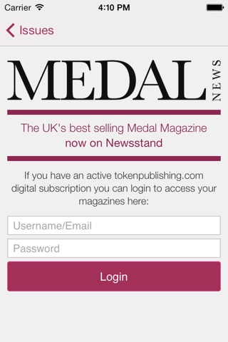 Token Publishing Medal News screenshot 2