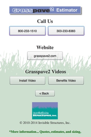 Grasspave2 Estimator screenshot 3