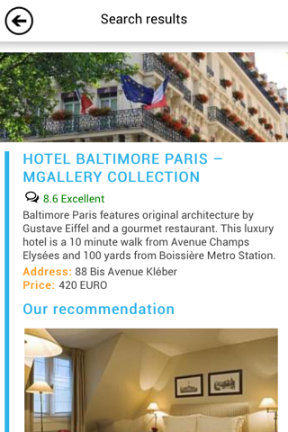 Hotels in Paris & Disneyland. Luxury or cheap - best offers! screenshot 2