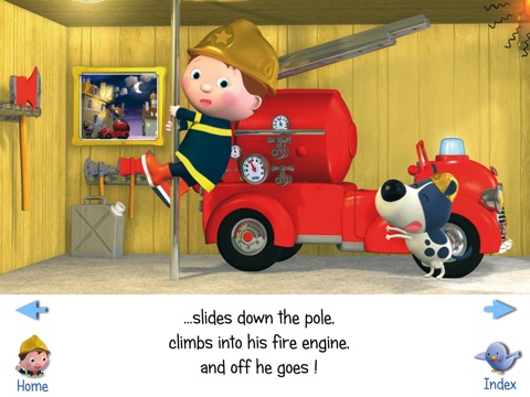 Little Boy Leon’s fire engine FREE HD screenshot 2