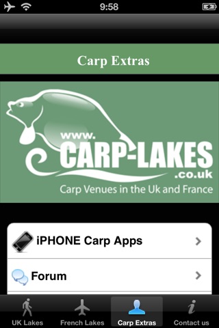 Carp Lakes - Carp Fishing Lakes in the UK & France screenshot 4
