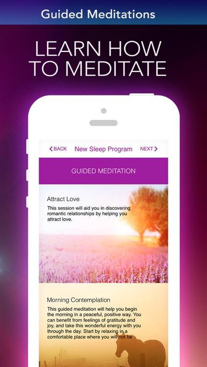Alarm Clock Sleep Sounds Free: Guided Meditation for Relaxation Cycle, Hypnosis and insomnia screenshot-3