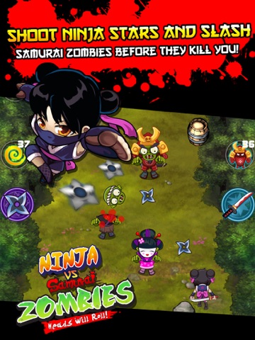 Ninja vs Samurai Zombiesのおすすめ画像2