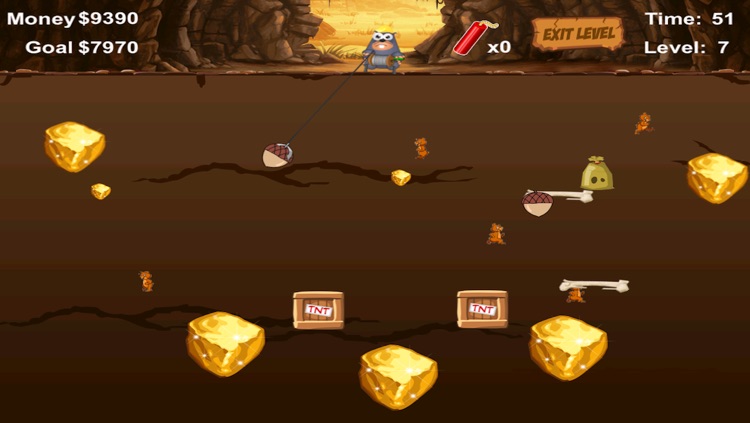 Diggy Gold Miner - Underground Treasure Claw Grabber screenshot-3