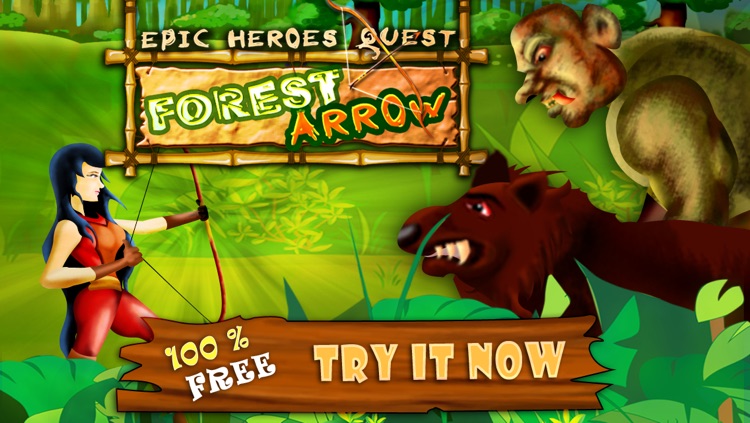Forest Arrow – The Elf Edition of The Free Epic Heroes Quest RPG Game screenshot-0