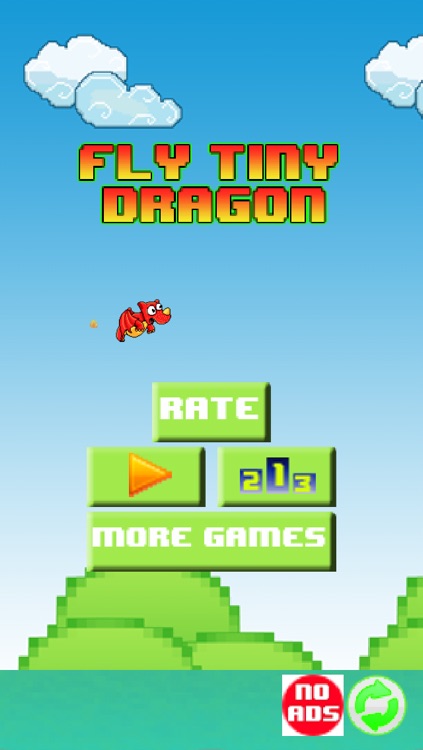 Fly Tiny Dragon - The Best Simple Pixel Game for the Family and Kids