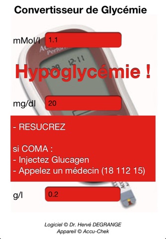 Convertisseur Glycemie screenshot 4